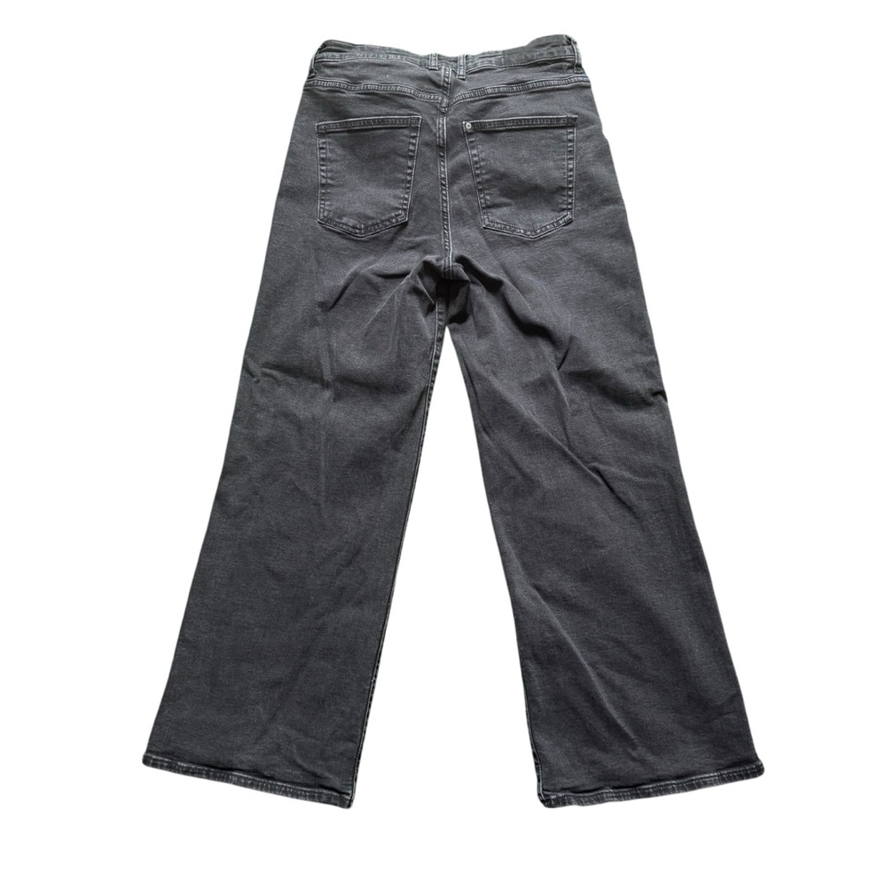 H&M Charcoal Wide Leg Jeans
